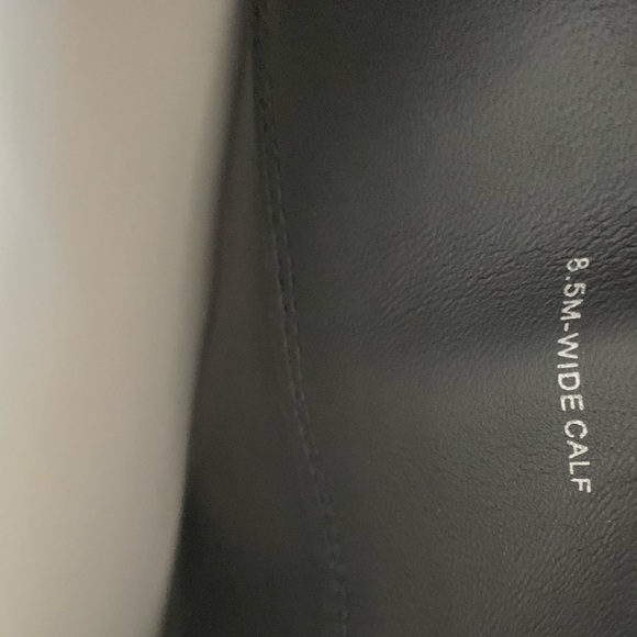 Veronica Beard Cecile Croc-Embossed Tall Boot | Wide-Calf black NWT - Picture 10 of 11